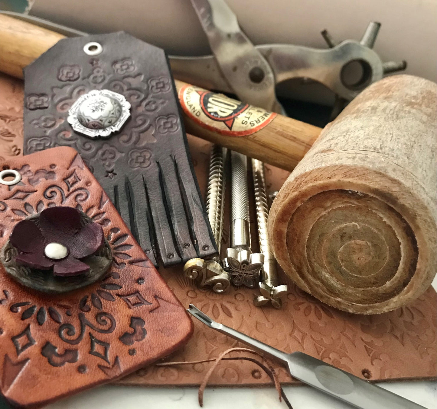 Galentines Day - Leather & Sip - Boho Keyfob - Sat 14th Feb 2026 - Rockhampton